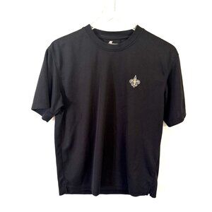 NFL New Orleans Saints Knit Top with Embroidered Logo Size M